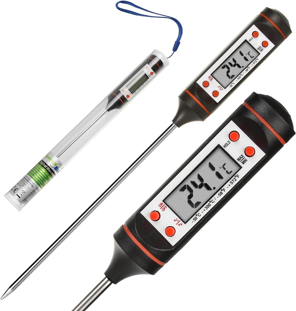 Digitale Keukenthermometer met Sonde voor Voedselbereiding - Breed Temperatuurbereik