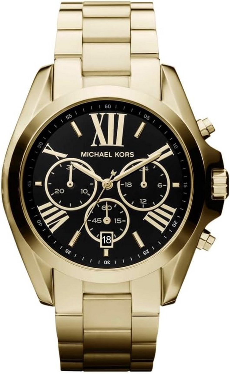 Chronograaf Herenhorloge met Roestvrijstalen of Lederen Band