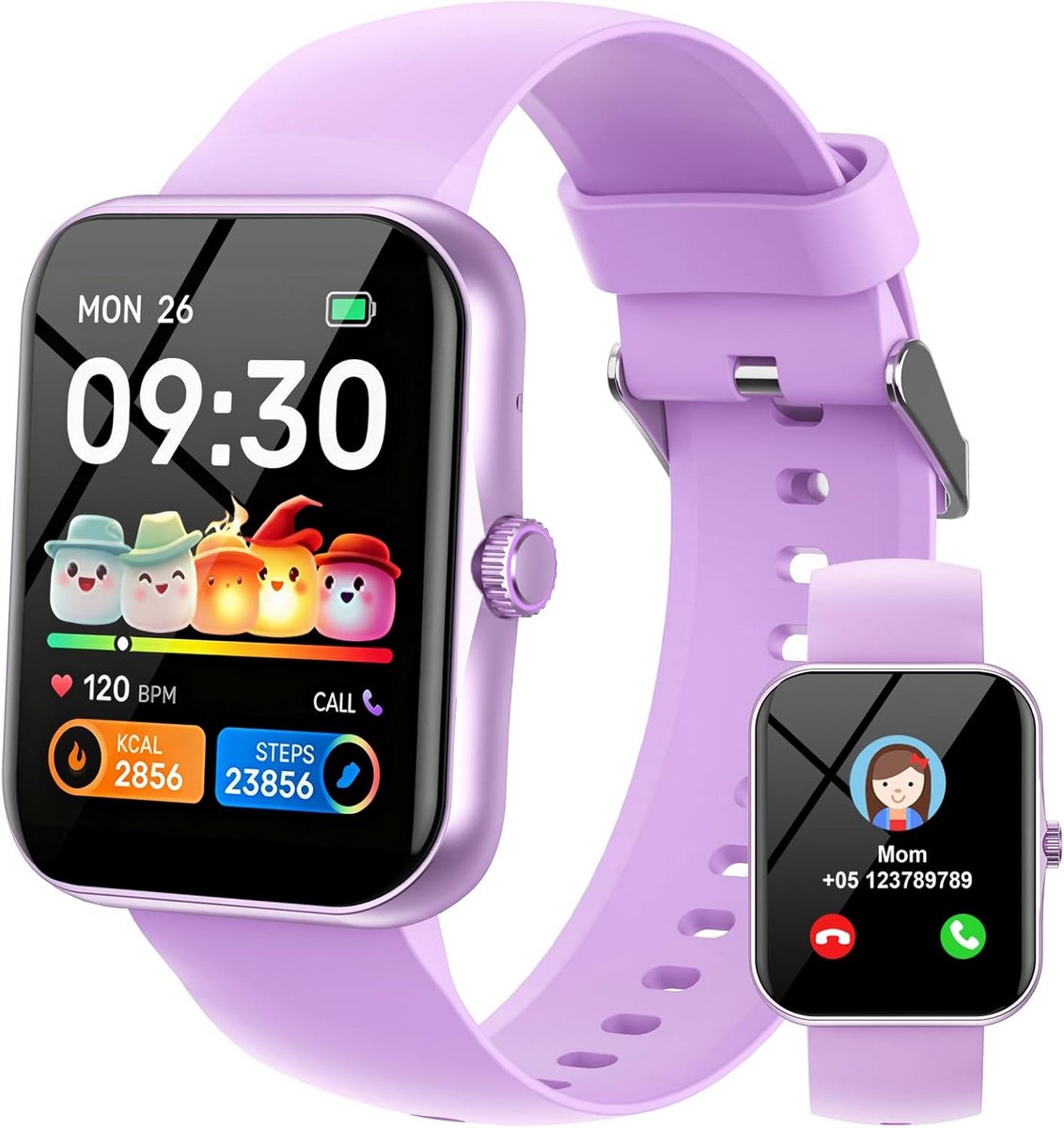 Kinder Smartwatch met HD Touchscreen en Fitnesstracker voor Jongens en Meisjes