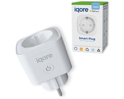 Slimme Stekker voor APPLE HOMEKIT- Geen hub vereist – MATTER ondersteuning – Tijdschakelaar en Energiemeter – Siri Google Home & Amazon Alexa – Gratis Smartlife App – 16A