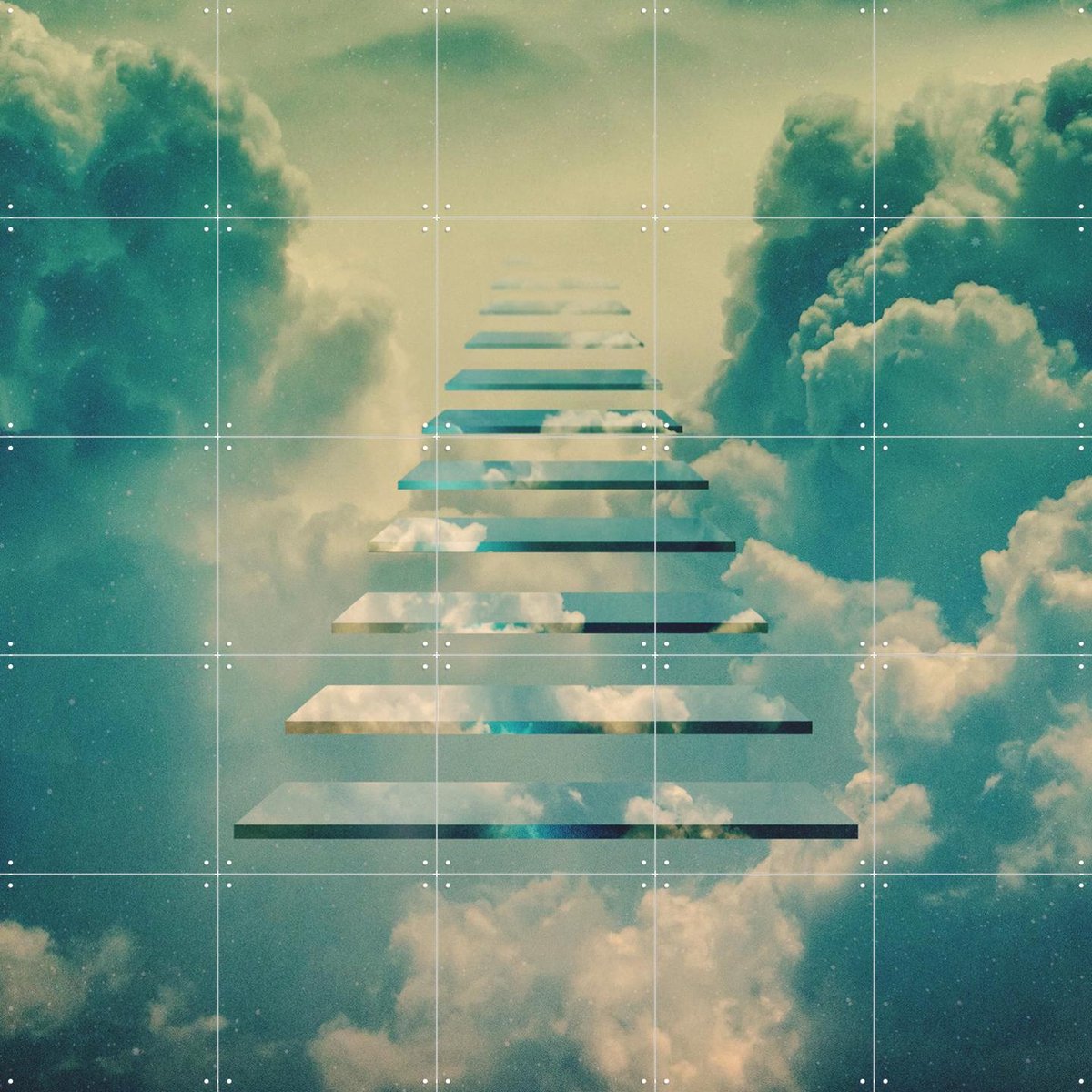 IXXI Way In, Fran Rodriguez - 100 x 100 cm - Gratis ophangtool - Grote wanddecoratie en posters - Fotografie, Abstract, Mancave, Natuur