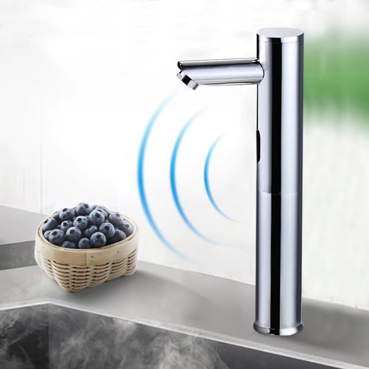 Naiz - Kraan - Smart sensor - Waterbesparend - Automatische uitschakeling - 13 x 32 cm