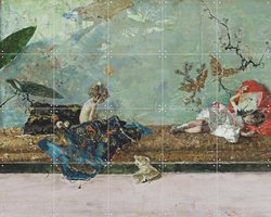 IXXI The painter's children in the japanese room, Museo Nacional del Prado - 100 x 80 cm - Grote wanddecoratie en posters - Naturalisme, Klassiek