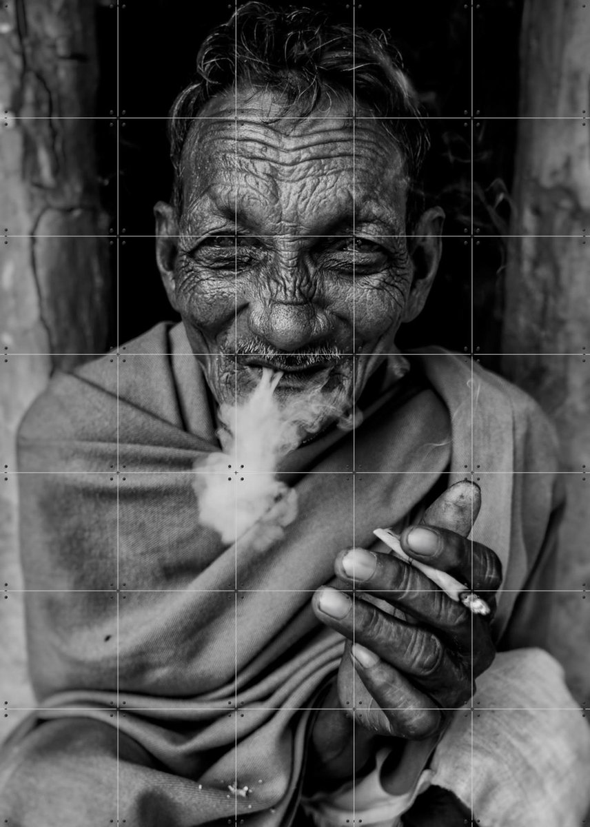 IXXI The Story Teller, Dibyajyoti Nath & Various - 100 x 140 cm - Gratis ophangtool - Grote wanddecoratie en posters - Fotografie, Vintage,