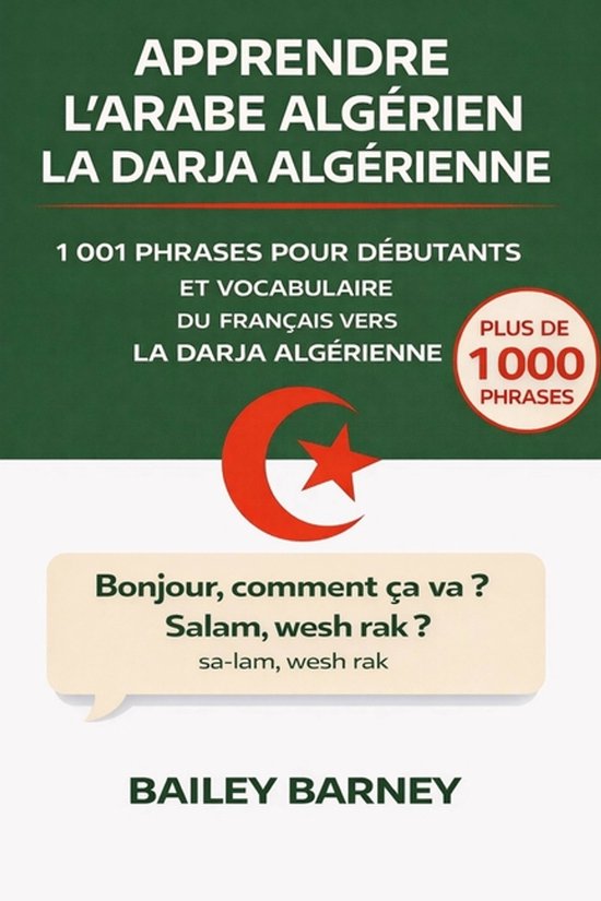 Apprendre l'Arabe algérien la Darja algérienne - cover