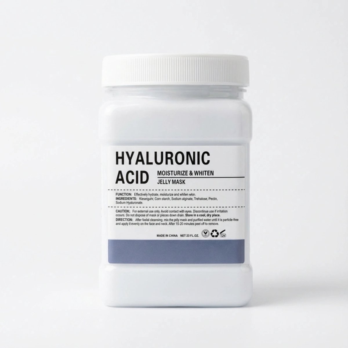 Mooyam Hyaluronzuur Jelly Masker / Hyaluron Gel Masker - pot van 650 gr