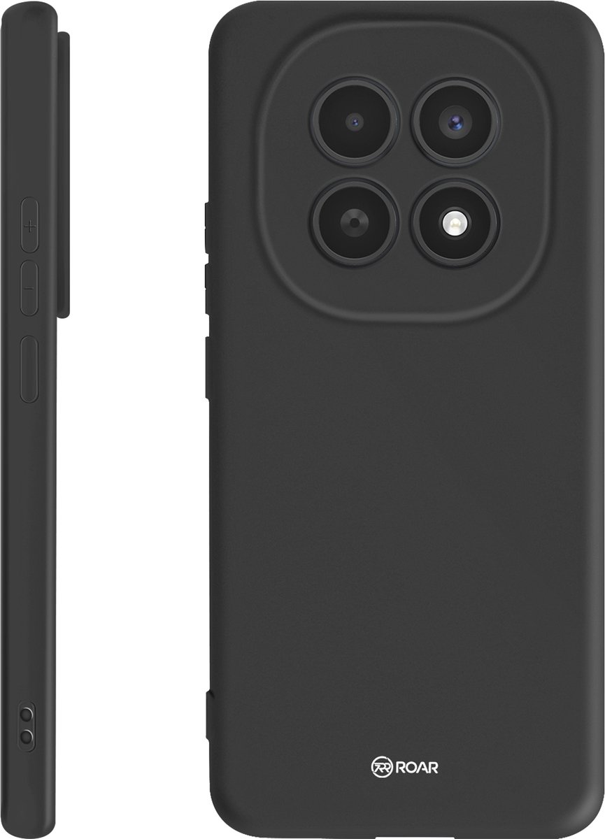 R-O-A-R, Hoesje voor Redmi Note 15 Serie Colorful Jelly van Siliconen Matte Afwerking, Zwart