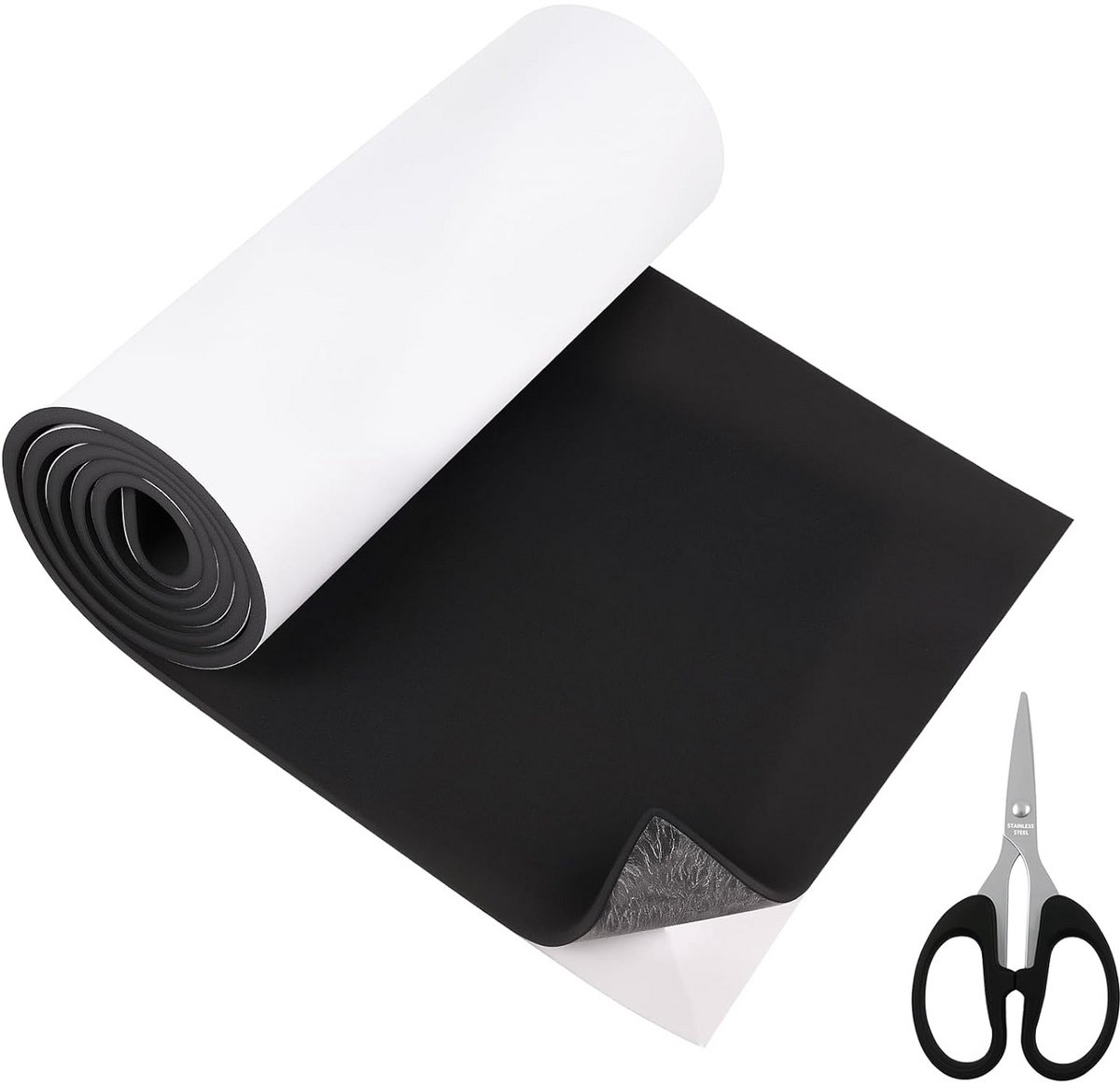 Zelfklevende Schuimrubber Strip - Flexibele Afdichtstrip 300mm x 6mm x 1.5m