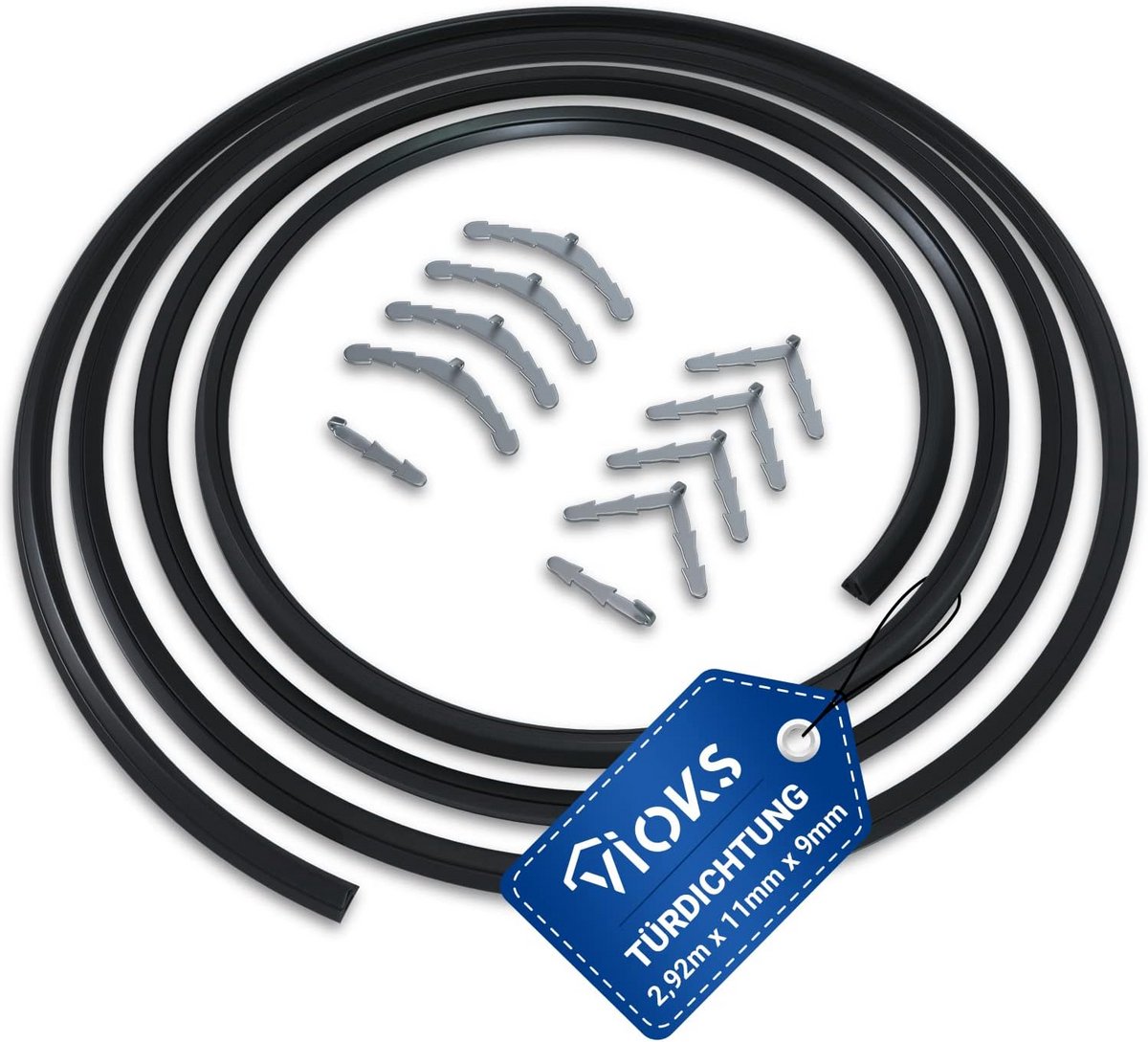 Universele Ovenrubber Universeel op Maat Te Knippen met Bevestigingshaken