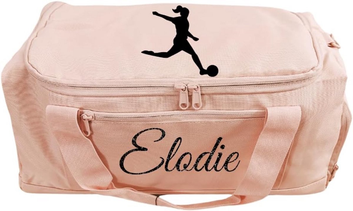 Gepersonaliseerde Sporttas met Sporticoon en Naam voor Voetbal, Basketbal, Tennis, Judo