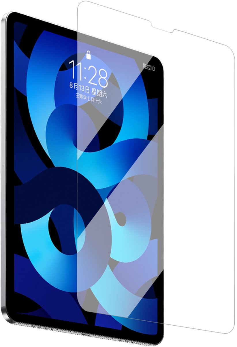 WiWU Screenprotector geschikt voor iPad Air 11' / Air 5 / Air 4 - 9H Gehard Glas - Met Montageframe - Automatische Laminering - Krasbestendig - Transparant - 2 Stuks