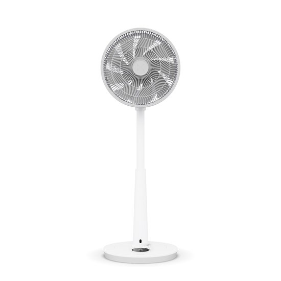 Duux Whisper 3 Statiefventilator - Zuinige Ventilator met 26 snelheden, Timer en Nachtmodus - In hoogte verstelbaar (73-95cm) - Horizontale + verticale oscillatie - Wit