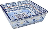 Lavandoux - Ovenschaal - Keramiek - Vierkant - 20x20cm - Old World Blue