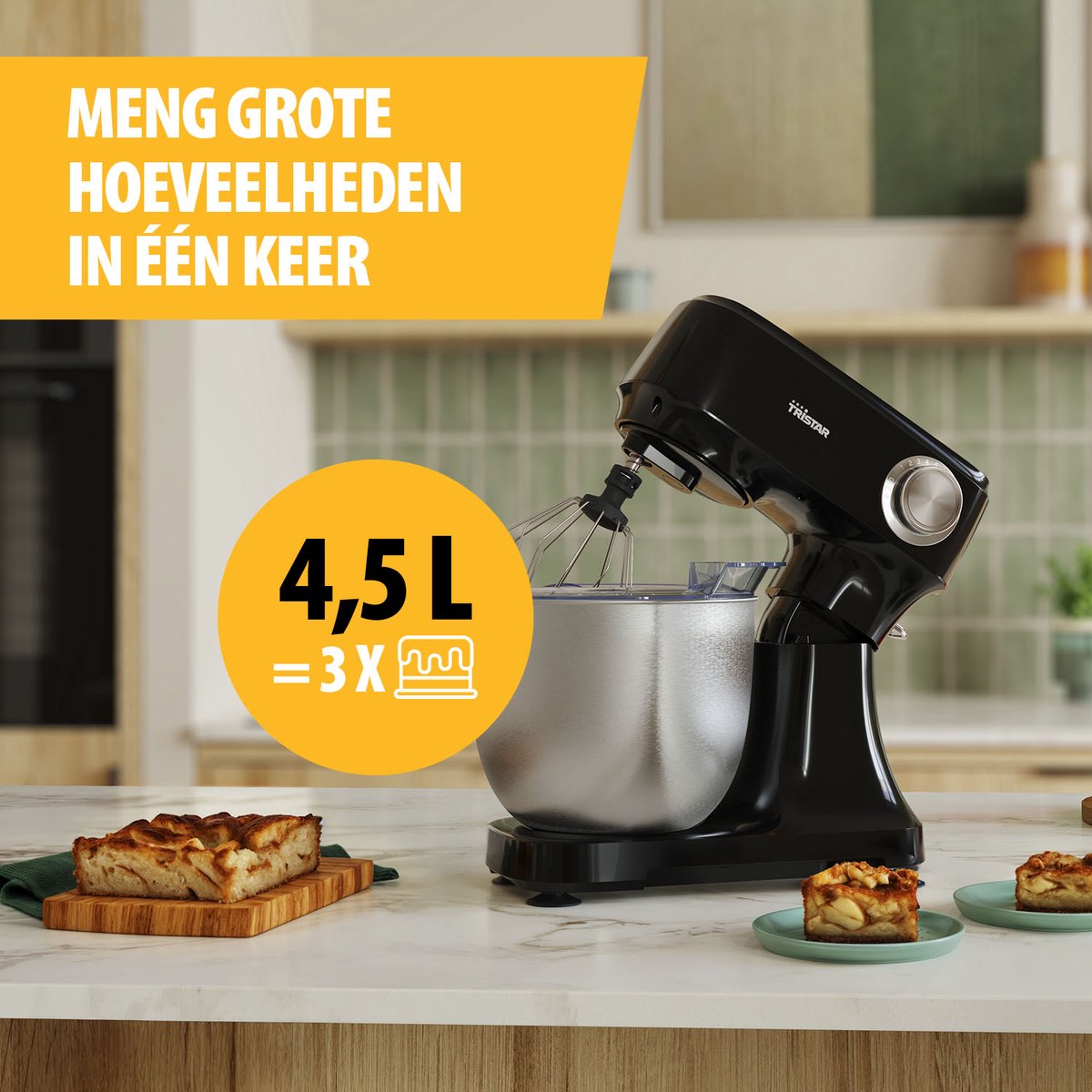 Tristar Keukenmachine 800W - Keukenrobot 4,5L thumbnail 3