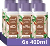 Andrélon - Shampoo - Pro Naturals - Shea Strong Repair - 6 x 400 ml - Voordeelverpakking