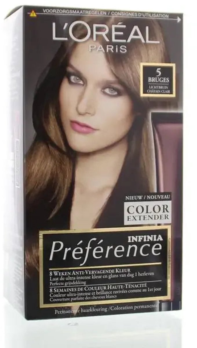 L’Oréal Paris Préférence Haarverf - 5 Bruges Lichtbruin - Color extender
