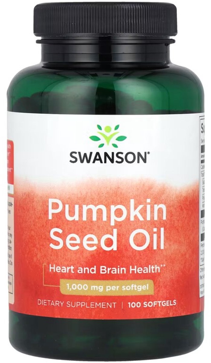 Superfoods - Pumpkin Seed Oil - 1000mg - 100 Softgels - Swanson -