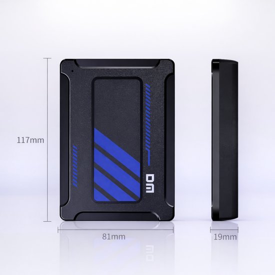 DM 640GB Externe opslag - Draagbare harde schijf - USB 3.2 - Zwart van Merkloos — afbeelding 5