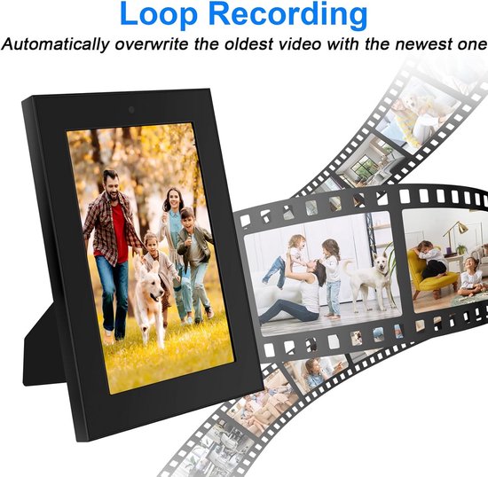 Spy Camera, Mini Hidden Camera Photo Frame, HD 1080P Micro Indoor Security Camera with Motion Detection Video Recorder — afbeelding 2