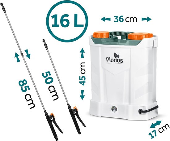 Rugsproeier - Rugspuit - Drukspuit - (Amount of L) - Efficiënt — afbeelding 4