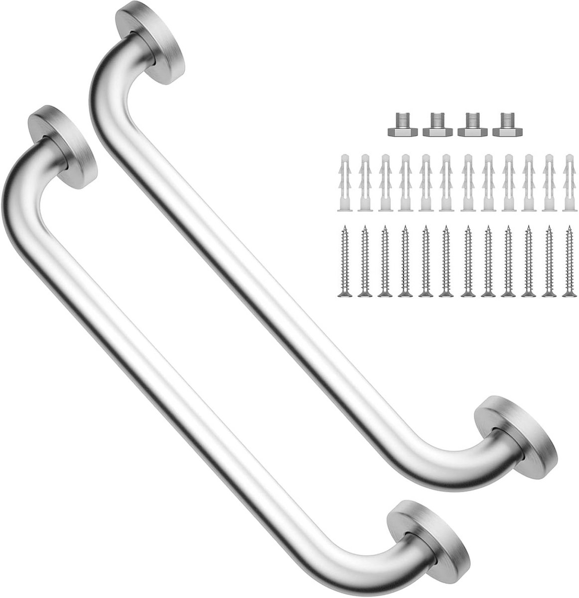 Veiligheidsbeugel RVS Geborsteld Nikkel Badkamer & Douche | 16 Inch