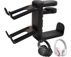 Houder voor hoofdtelefoon en controller, standaard voor hoofdtelefoonhanger,Onder Bureau Game Headset Hook Controller Stand | Accessoires tafelspellen, opbergrek gamecontrollers