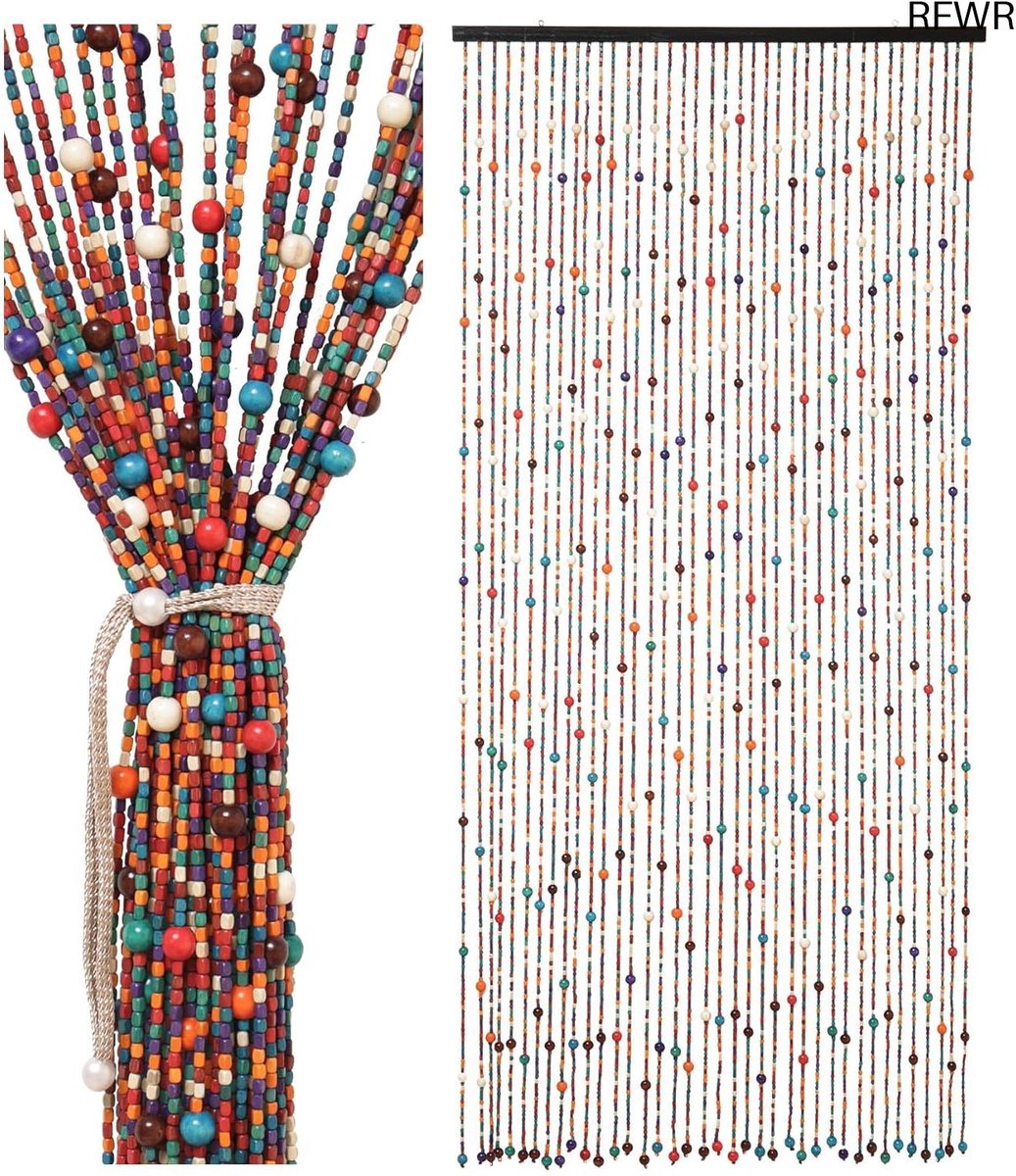Deurgordijn Kralen - Macrame - (LxW) Decoratief