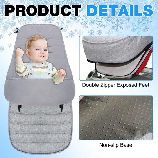 Voetenzak Buggy - Kinderwagen Wiegdeken - Universeel - Peuter — afbeelding 5