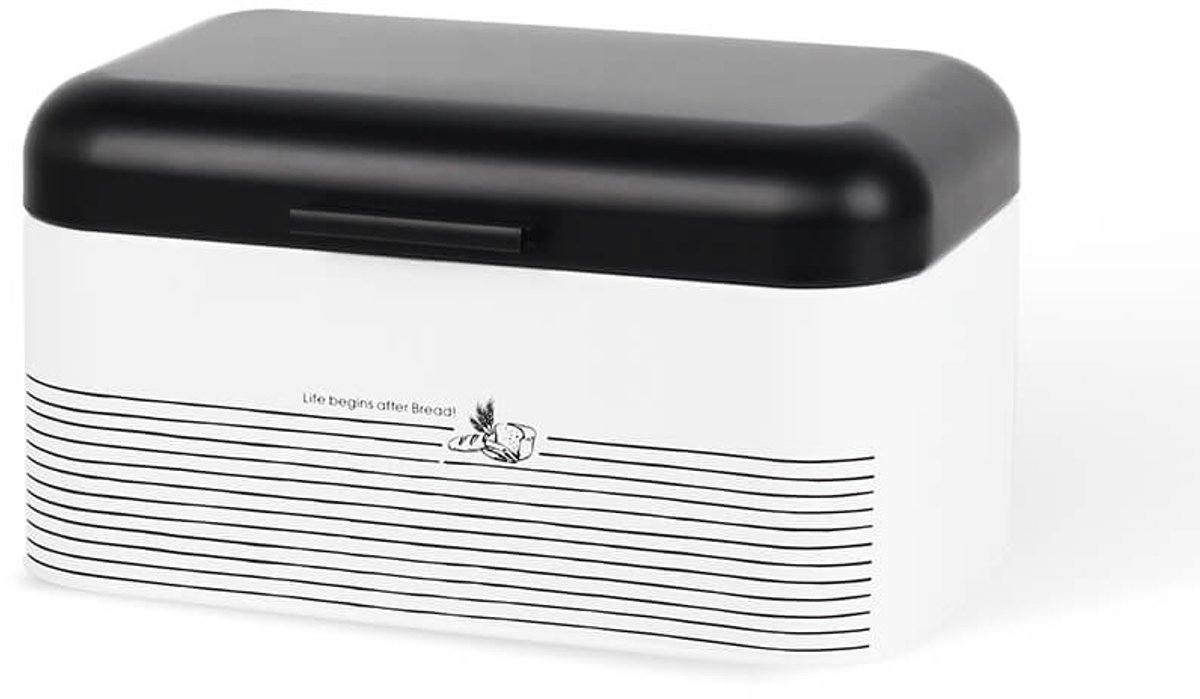 Maestro - Chlebak - Broodtrommel MR-1772-S - 30 x 18 x 16 cm - RVS - Zilver