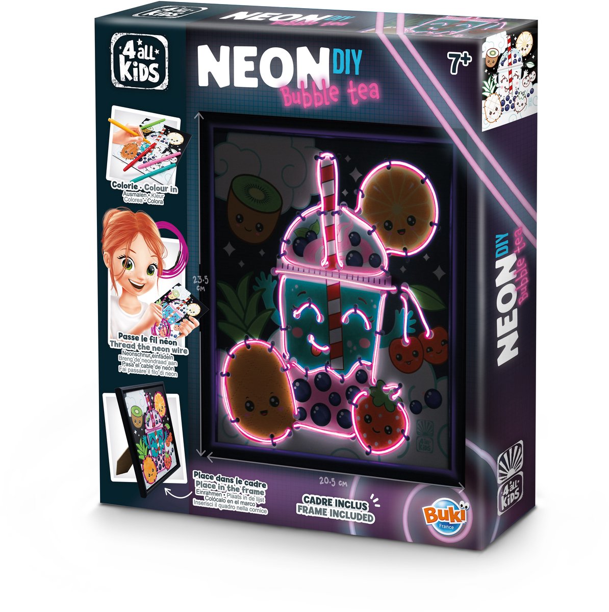 Buki - Neonframe - Thema bubble tea - Knutselen - Hobby