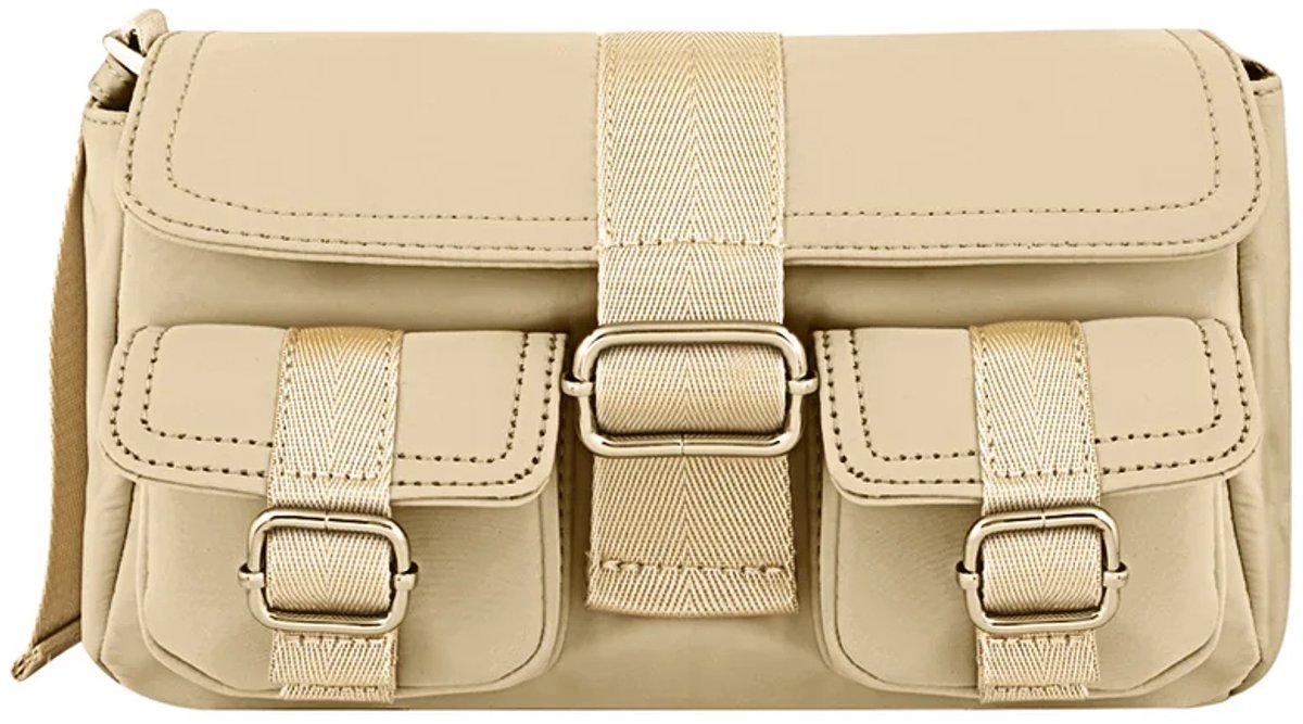 Beige Cargo Tas - Dames - Trendy - Schoudertas