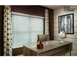 Draadloze Faux Hout Jaloezieën 5 cm Breed - Sneeuwwit - 87 x 152 cm - Lichtregulerend