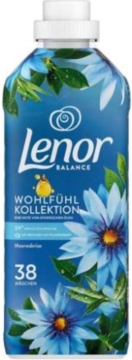 Lenor wasverzachter zeebries 950ML 38sc