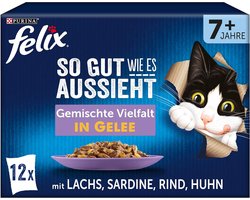 FELIX Zo lekker als het eruit ziet Gemengde variatie Senior (1 x 12 x 85g)