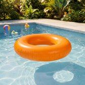 Eddy Toys Bouée de baignade Ø 90 cm - Bouée gonflable - Bouée - Max 65 kg - Patch de réparation inclus - Oranje