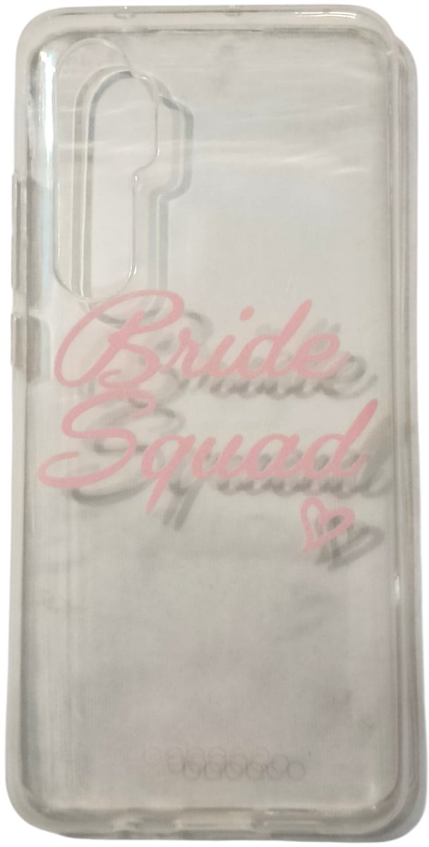 BABACO telefoonhoesje / case - XIAOMI MI NOTE 10 lite - Bride squad <3