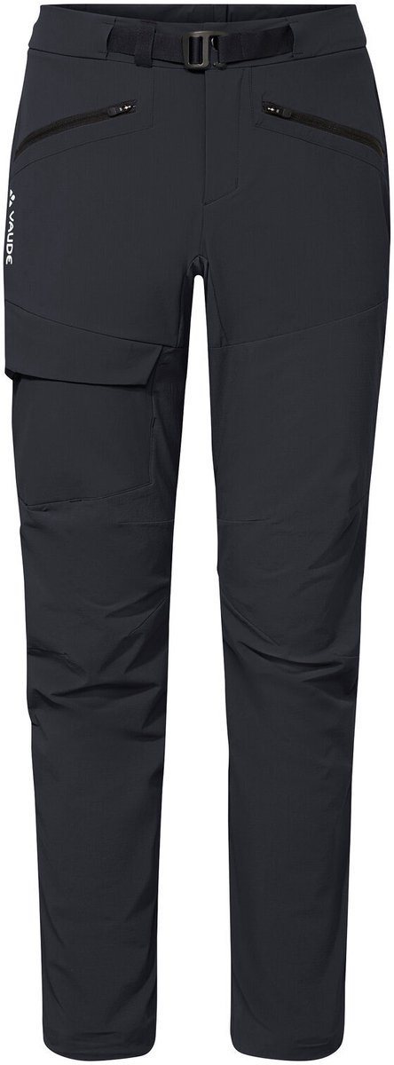 VAUDE Croz Pants III Outdoor Broek Heren Outdoor Sportbroek Winddicht Softshell Slim fit Zwart