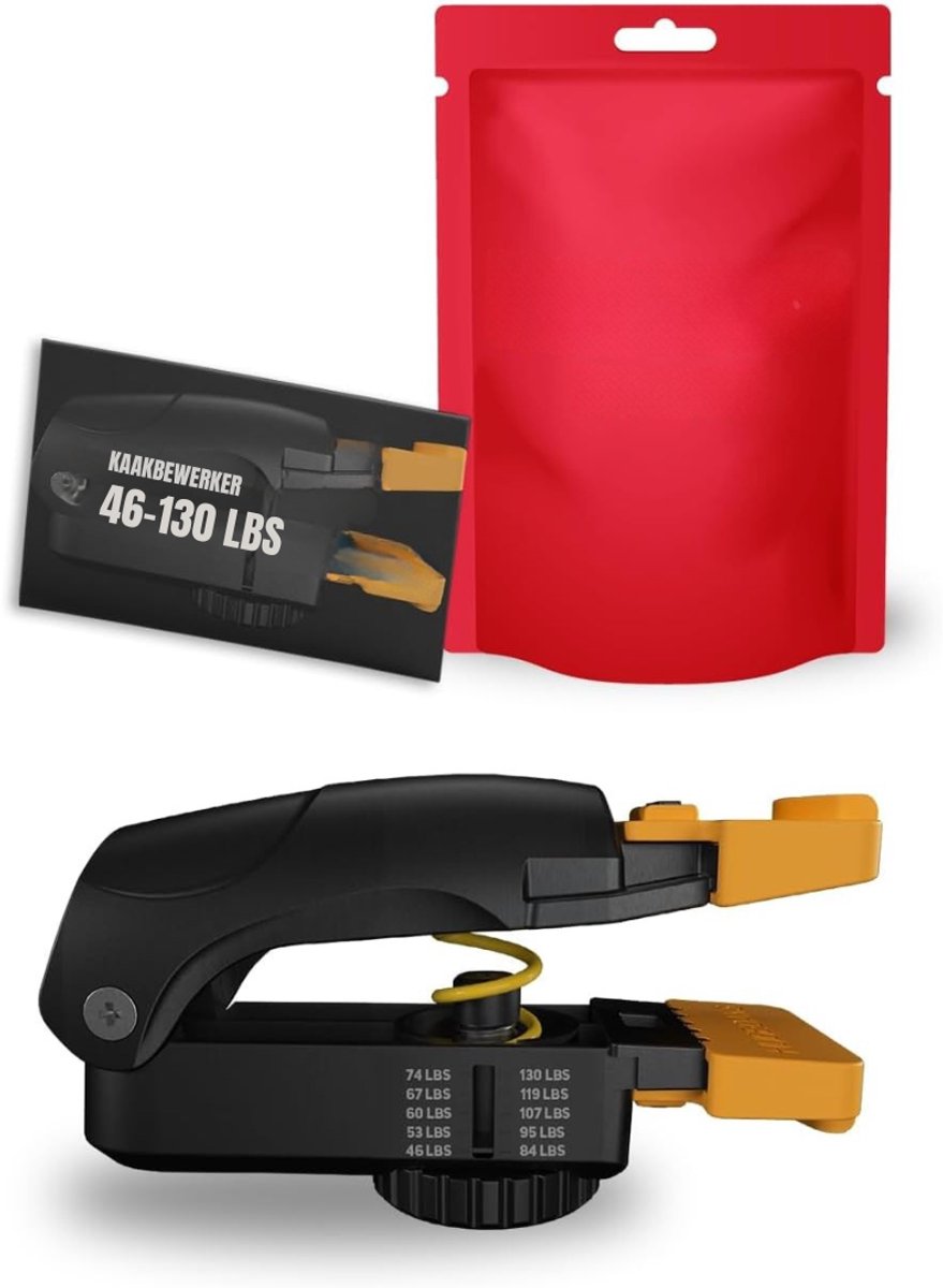 Florixa® Kaaklijn Trainer - Kaaklijn - Zwart - 20cm x 19cm x 5cm