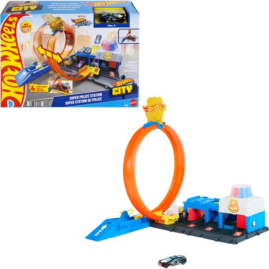 Hot Wheels City superpolitiebureau – loopingbaan