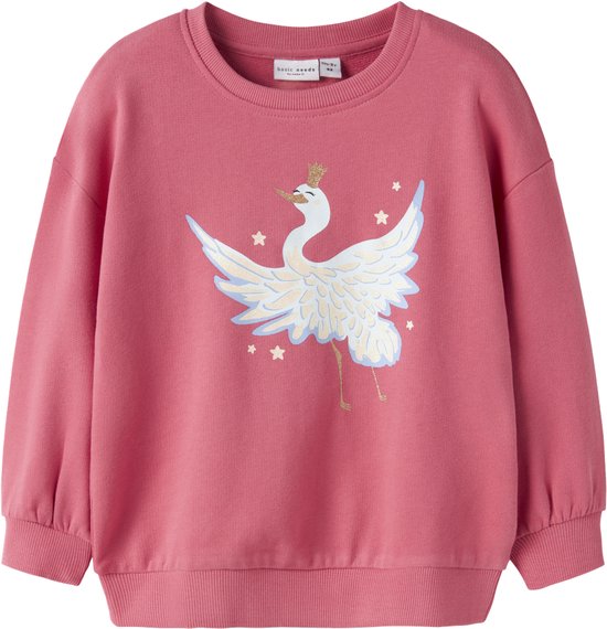 NAME IT - NMFVALONA LS LONG RLX SWEAT UNB - Filles - Sweats