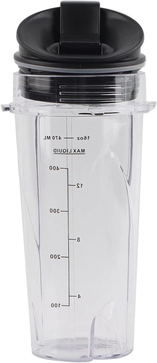 Blenderbeker 16 Oz met Sip & Seal Deksel, Accessoires voor Professionele Blender