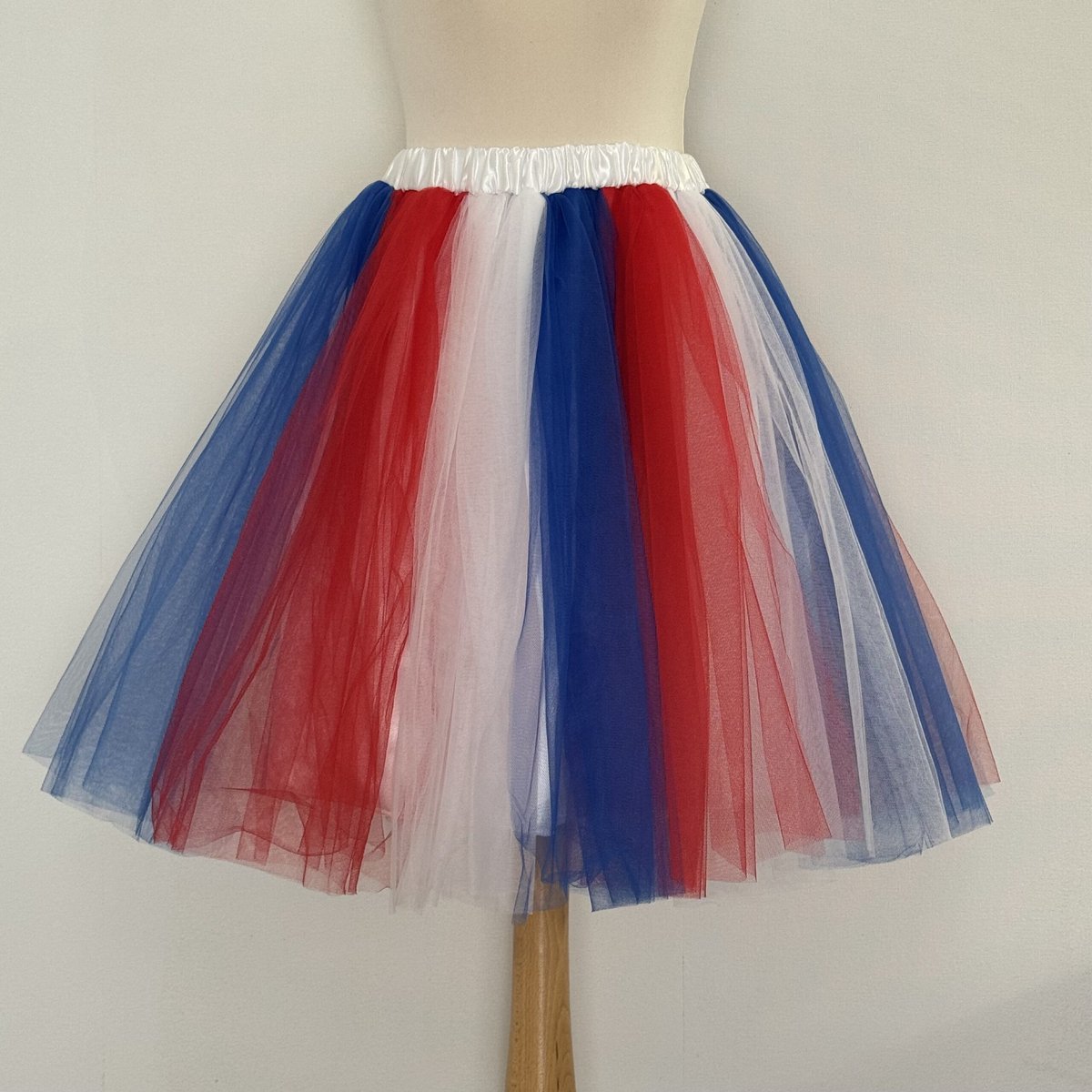Nederland/Frankrijk lange tutu rok L - lengte rok 55 cm