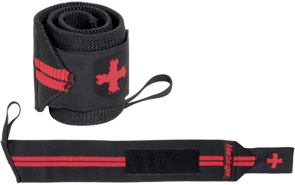 Harbinger Red Line 46cm Wrist Wraps - Polsbeschermers voor gewichtheffen