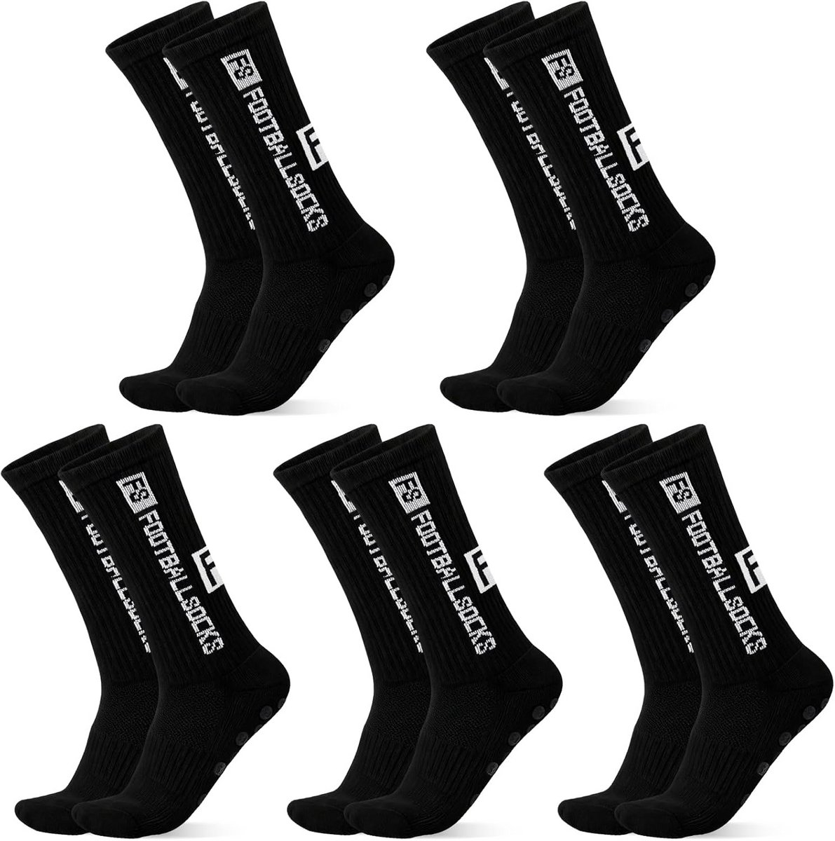 Antislip Sportsokken met Grip voor Voetbal, Fitness en Diverse Sporten (Maat 39-46)