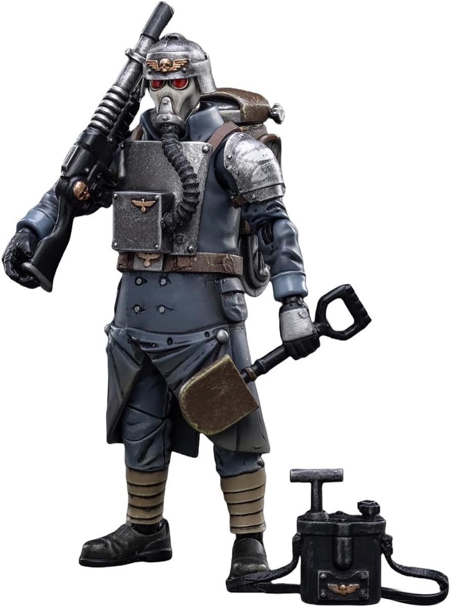 Warhammer 40K 1/18 Astra Militarum Death Korps of Krieg Figuur - Verzamelaarsmodel
