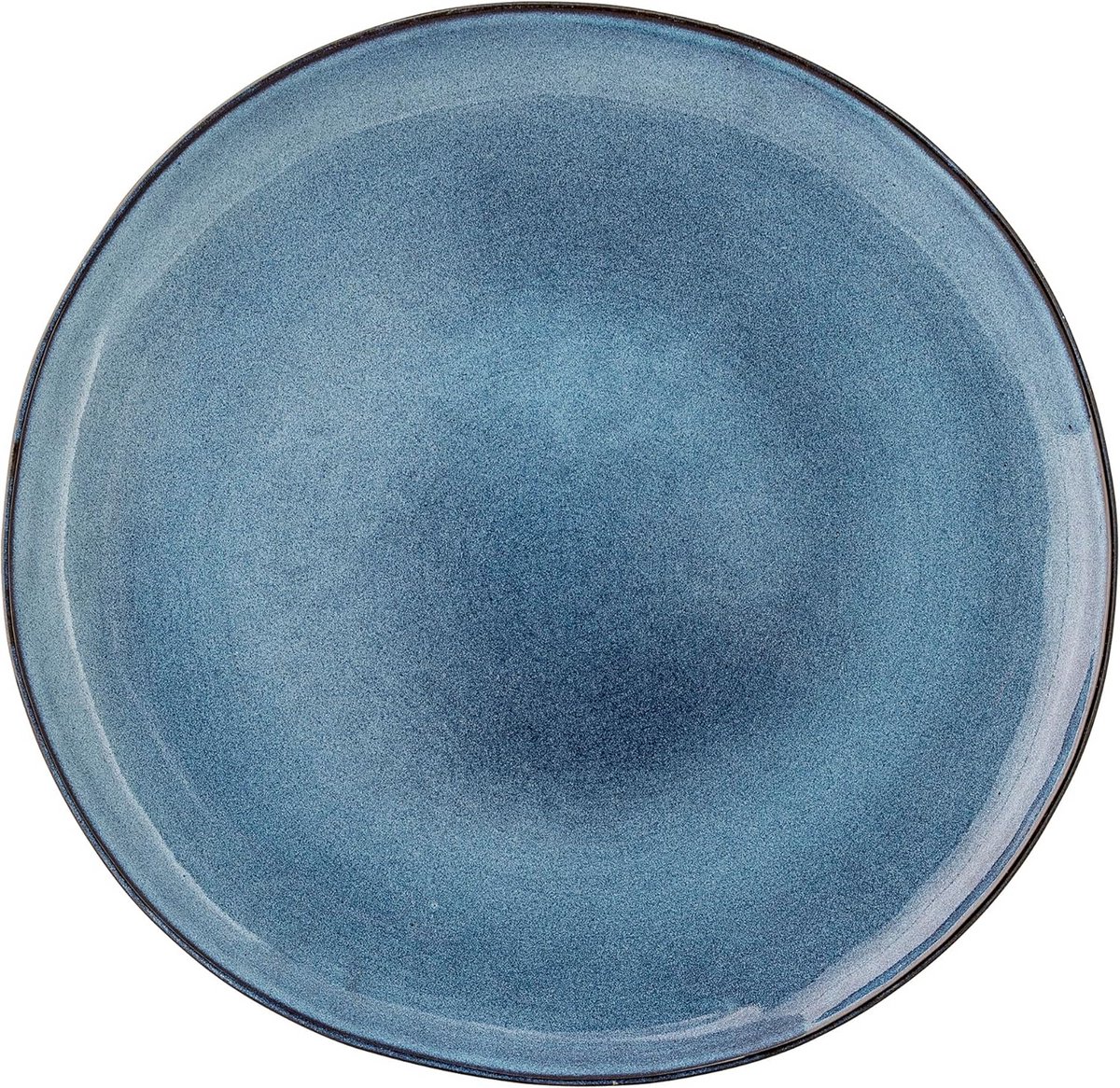 Oversized Blauw Aardewerk Borden, Scandinavisch Design, Kwaliteit Serveerplaten