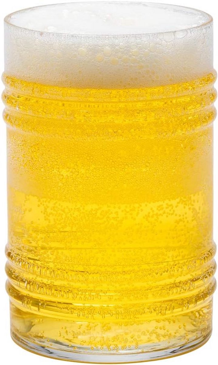 Hoog Bierglas 400 ml - Doorzichtig Drinkglas voor Pils of Speciaalbier