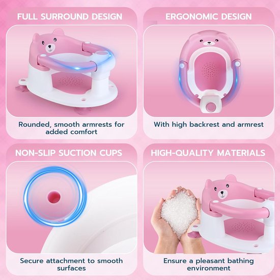 Veilig en comfortabel badzitje voor baby's — afbeelding 2