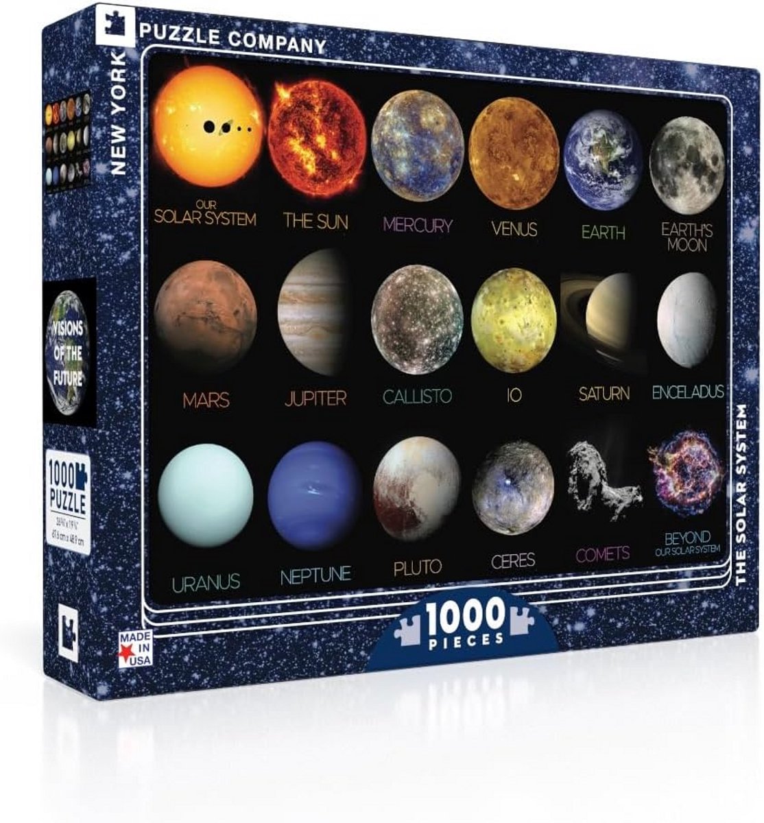 1000 Stuks Educatieve Puzzel: Het Zonnestelsel - Gedetailleerd Ruimteontwerp