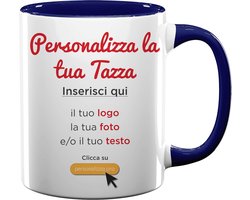 Gepersonaliseerde mok met eigen foto of tekst voor ontbijt